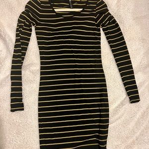 Long sleeve Bodycon dress midi